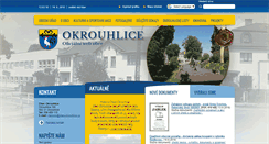 Desktop Screenshot of obec-okrouhlice.cz