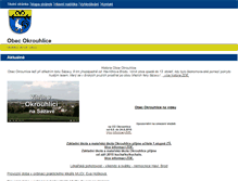 Tablet Screenshot of obec-okrouhlice.cz